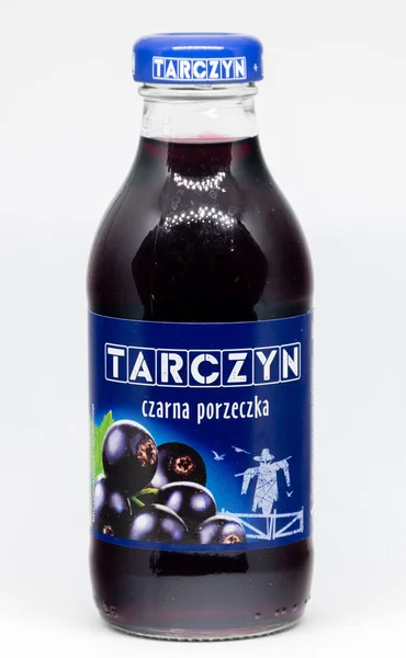 Tarczyn Saft mit schwarzem Johannisbeergeschmack. — Stockfoto