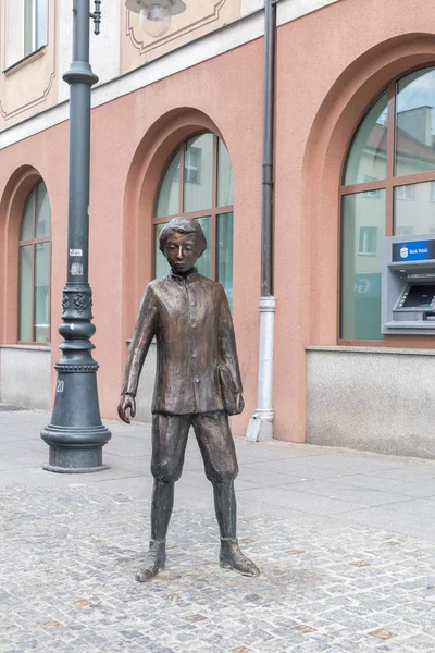 De jonge Ludwik Lejzer Zamenhof sculptuur. — Stockfoto