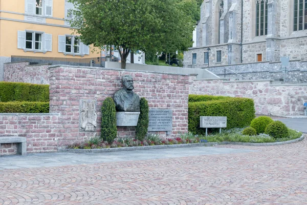 O monumento Josef Gabriel Rheinberger . — Fotografia de Stock