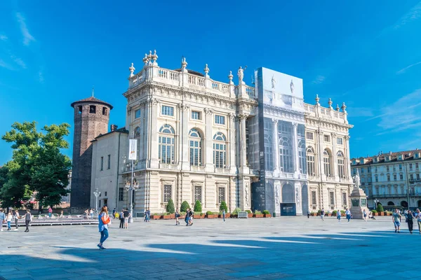 Královský palác (Palazzo Madama e Casaforte degli Acaja). — Stock fotografie