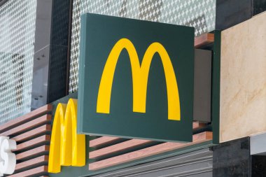 Andorra, Andorra - 3 Haziran 2019: Mcdonald's logosu.