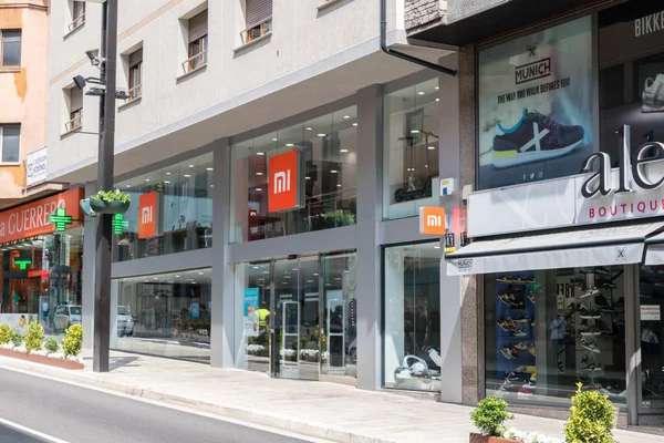 Xiaomi retail store in Andorra. Xiaomi is a Chinese electronics company headquartered in Beijing.