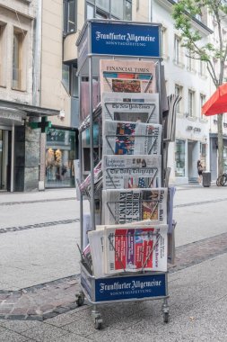 Lüksemburg gazetelerinin sırası.
