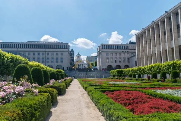 Mont des Arts nebo Kunstberg je městský komplex a historické místo v centru Bruselu.. — Stock fotografie