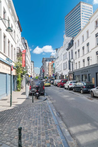 Rue Haute street view. — Stock Photo, Image