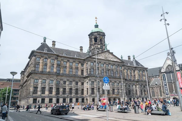 Královský palác Amsterdam. — Stock fotografie