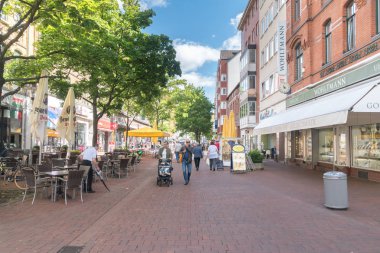 Hannover Lister Meile yaya bölgesi.