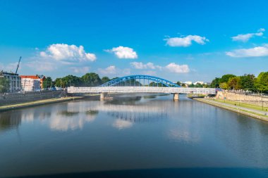 Tadilat sırasında Jozef Pisudski 'nin köprüsü.