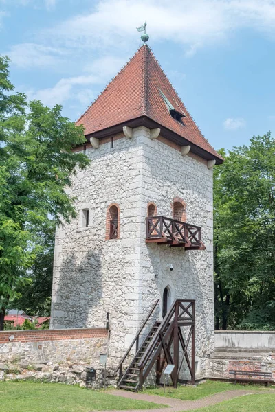Castle tower of Wieliczka Zupny Castle in Poland. — Stock Photo, Image