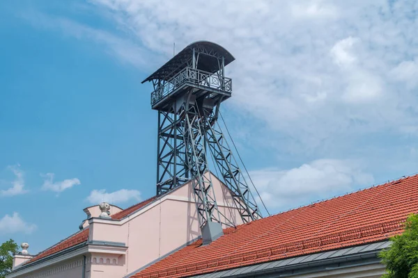 Shaft tower to salt mine in Wieliczka, Poland.