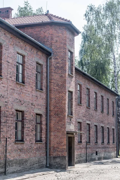 Oswiecim Polen Juli 2019 Gebäude Ehemaligen Konzentrations Und Vernichtungslager Der — Stockfoto