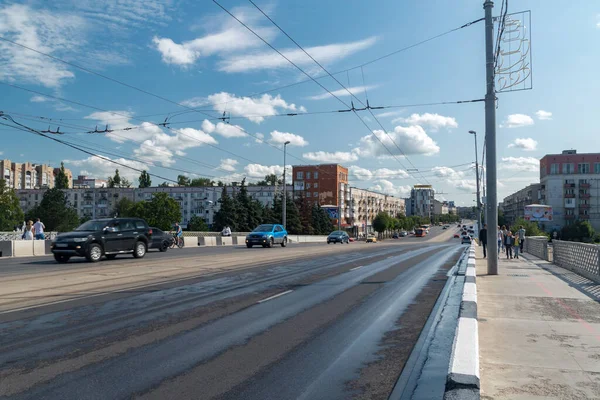 Avenida Lenine em Kaliningrado . — Fotografia de Stock