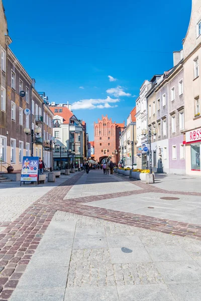 Olsztyn Poland May 2020 Staromiejska Street Old Town Olsztyn — Stock Photo, Image