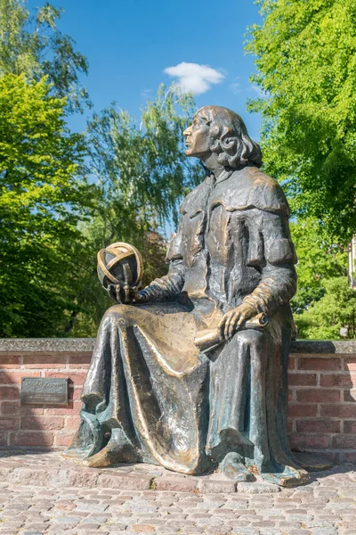 Allenstein Polen Mai 2020 Denkmal Des Großen Astronomen Nikolaus Kopernikus — Stockfoto