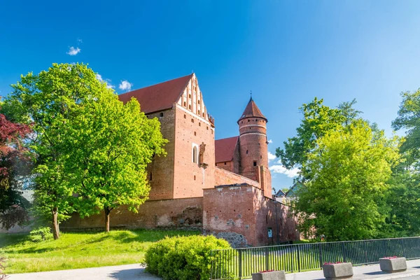 Castillo Gótico Los Obispos Warmian Olsztyn —  Fotos de Stock