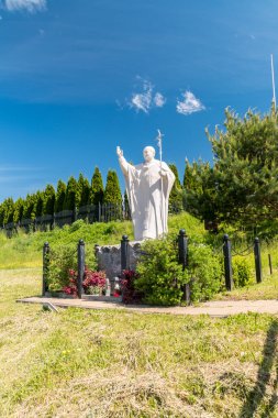 Mikolajki, Polonya - 1 Haziran 2020: Papa II..