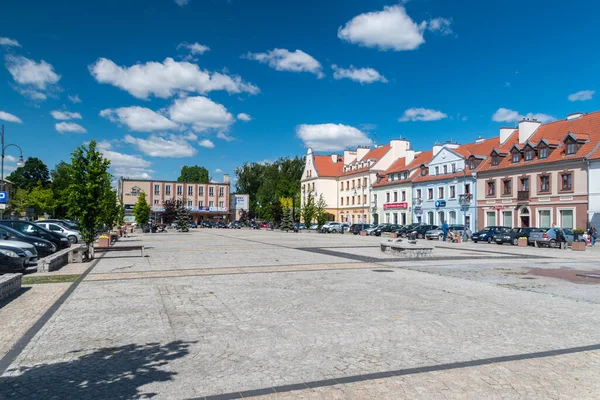 Pisz Polonya Haziran 2020 Pisz Pazar Meydanı — Stok fotoğraf