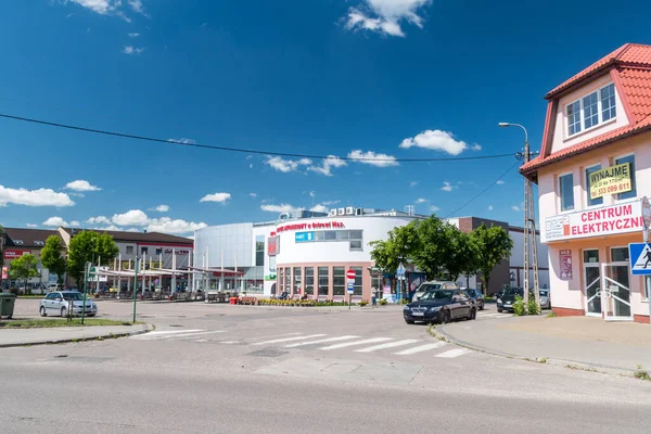 Ostrow Mazowiecka Polônia Junho 2020 Estação Ônibus Ostrow Mazowiecka — Fotografia de Stock