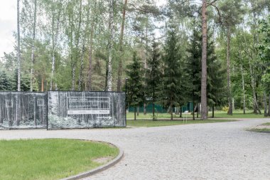 Wolka Okraglik, Polonya - 2 Haziran 2020: Treblinka Müzesi, Nazi Alman İmha ve Zorunlu Çalışma Kampı (1941-1944)).