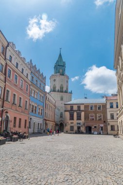 Lublin, Polonya - 11 Haziran 2020: Lublin Eski Kasabası.