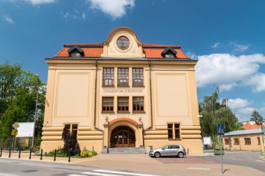 Lublin, Polonya - 11 Haziran 2020: Lublin John Paul Katolik Üniversitesi İuridicum Üniversitesi (Lehçe: Katolicki Uniwersytet Lubelski Jana Pawla II).