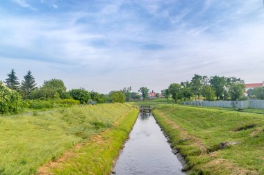 Polonya 'nın Zamosc kentindeki Labunka nehri.