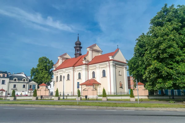 Zamosc Polônia Junho 2020 Igreja Barroca Santa Katarzyna Património Mundial — Fotografia de Stock