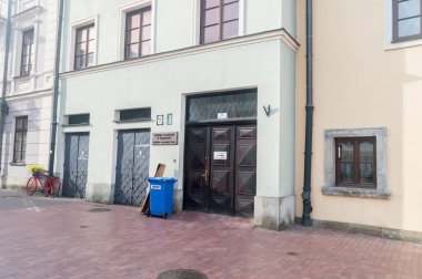 Zamosc, Polonya - 12 Haziran 2020: Zamojskie Müzesi stüdyoları ve ofislerinin yönetimi.