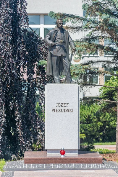 Tarnow Polônia Junho 2020 Jozef Pilsudski Monument — Fotografia de Stock