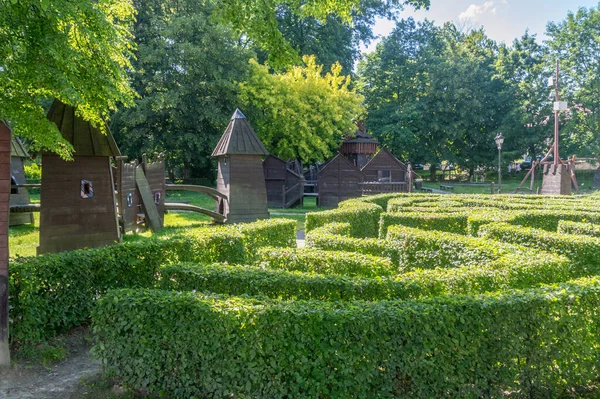 Bochnia Polsko Června 2020 Dětské Hřiště Založené Stalproduktem — Stock fotografie