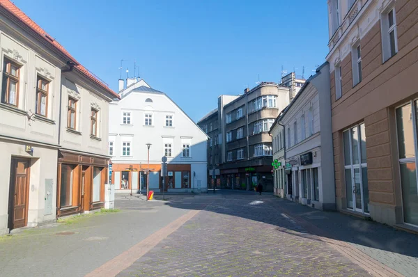 Bielsko Biala Polen Juni 2020 Gatan Gamla Stan Bielsko Biala — Stockfoto