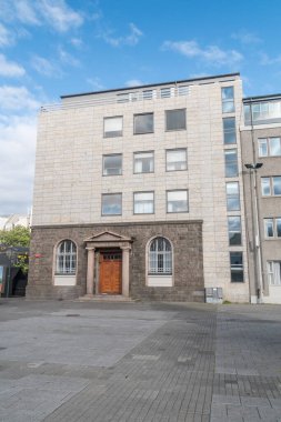 Reykjavik, İzlanda - 19 Haziran 2020: Reykjavik Bölge Mahkemesi (Heradsdomur Reykjaness).
