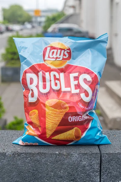 Reykjavik Ijsland Juni 2020 Lay Chips Bugles — Stockfoto