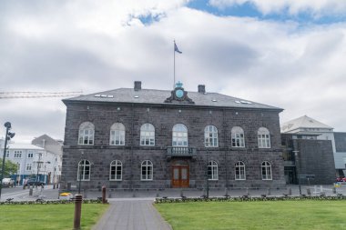 İzlanda 'nın Reykjavik, İzlanda' daki tek kamaralı parlamentosu..