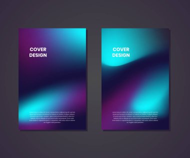 İş broşürü kapak tasarım şablonu Kurumsal Şirket profili veya yıllık rapor Katalog Dergisi el ilanı broşür broşür. Sayfa A4 yatay vektör Eps-10 örnek görüntü degrade kafes ile kapak.