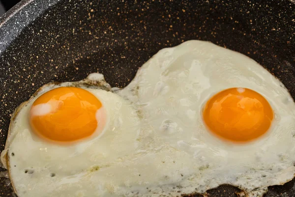 煎鸡蛋 — 图库照片