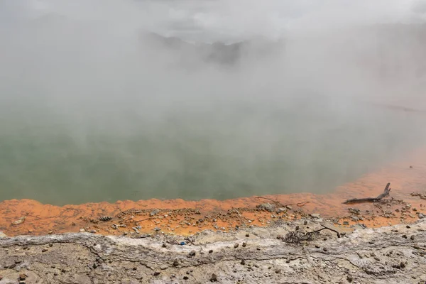 Wai Tapu Lugar Destinos Turísticos Populares Nueva Zelanda Causada Por — Foto de Stock