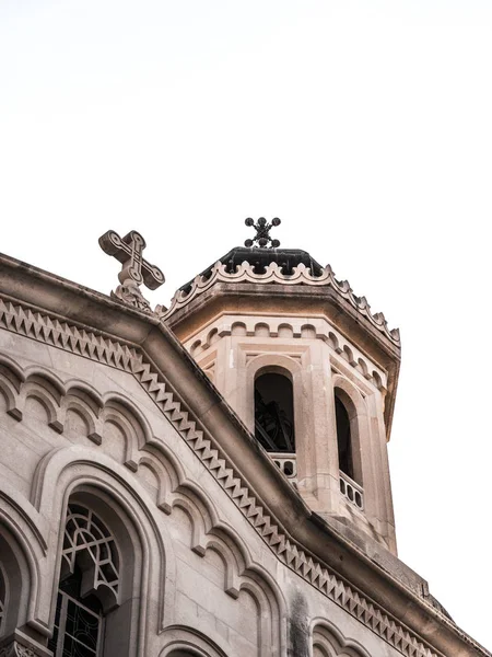 Detay ve süsleme ve çan kulesi fotoğraf, kilise, kutsal duyuru Dubrovnik Hırvatistan Eski kentte kapatın.