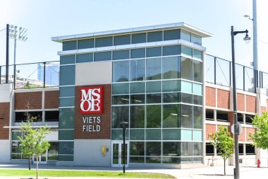 Milwaukee, Wisconsin - May 26th, 2018:  MSOE prepares for construction of their new $34 million Dwight and Dian Diercks Computational Science Hall artificial intelligence facility.