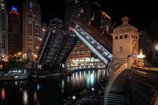 Чикаго Штат Иллинойс Августа 2020 Года Мост Дюсейбл Вместе Большинством — стоковое фото
