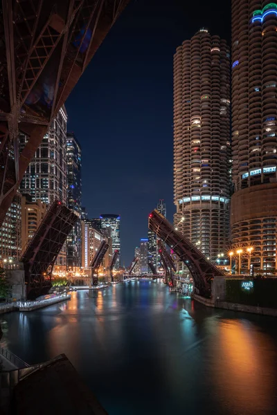 Чикаго Штат Иллинойс Августа 2020 Года Город Поднимает Большинство Петель — стоковое фото