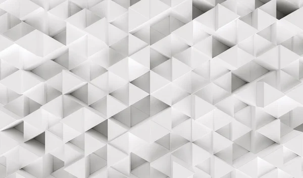 Белый Треугольный Абстрактный Фон Гранжевая Поверхность Рендеринг — стоковое фото