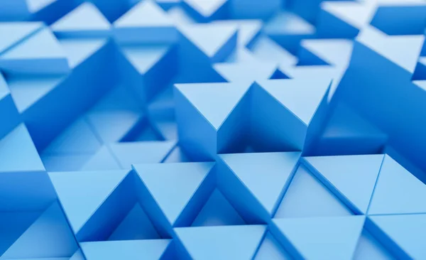 Blue Background Triangles Rendering — Stock Photo, Image