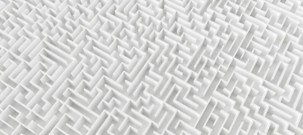 Maze Top View Rendering — Stock Photo, Image