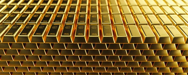 Gold Bars Financial Concept Studio Shots — Stock Photo, Image