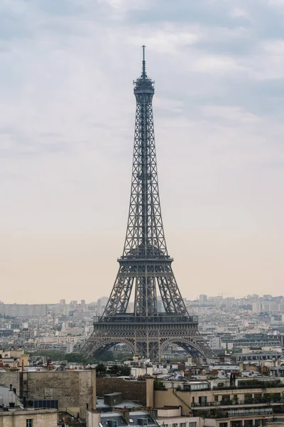 Parijs Eiffeltoren Bij Zonsondergang — Stockfoto