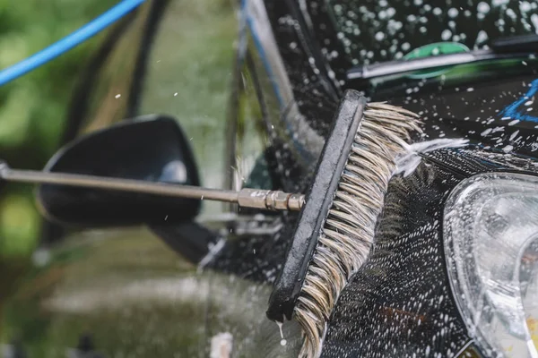 Detail Cleaning Brush Car Carwash — Stockfoto