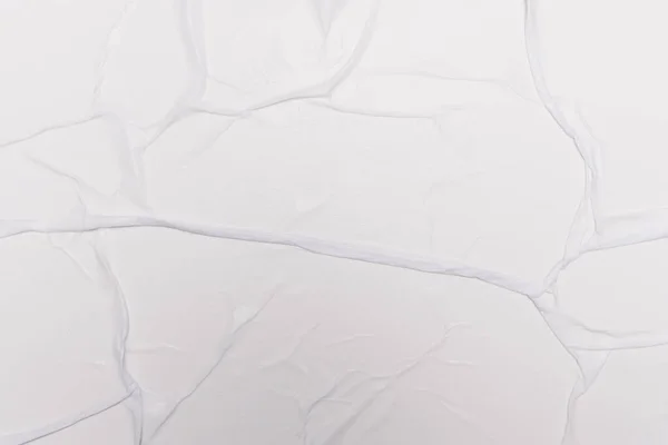 Zerknüllte Nasse Weiße Papierstruktur Grunge Hintergrund — Stockfoto