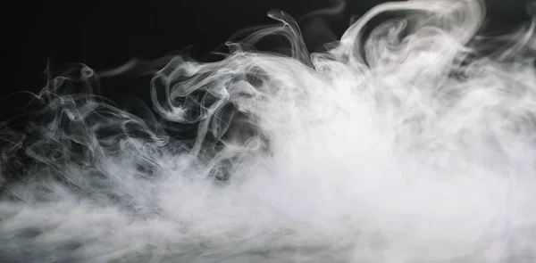 Realistyczne Suchy Lód Dym Chmury Mgła Nakładka — Zdjęcie stockowe