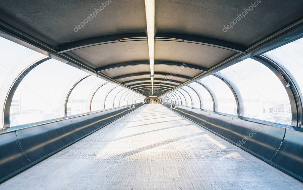 metro tunnel at a trade show